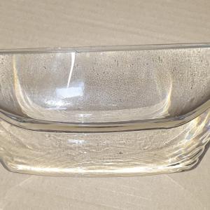 Üveg tálka, csónak alakú, 8,5 cm, 218012