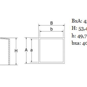 Zártszelvény sapka 40x25 mm-es. Kiszerelés: 50 db