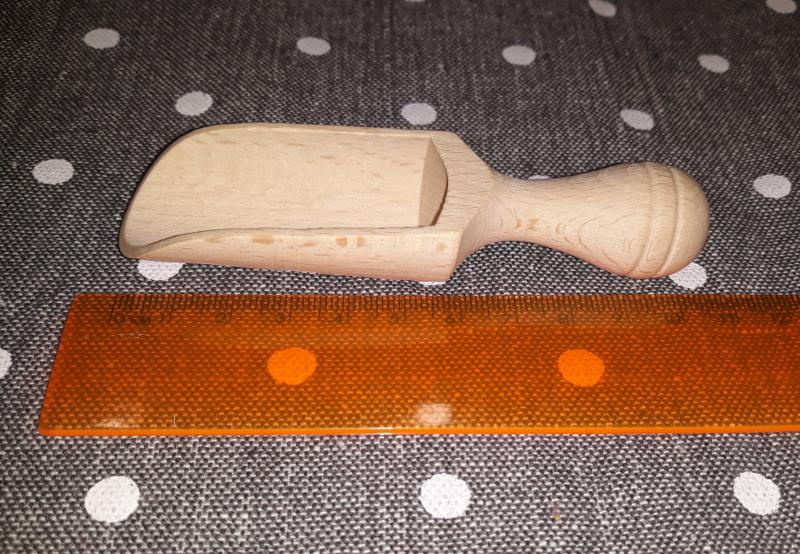 Fa fűszerkanál (nagy), 10,5 cm, 302029