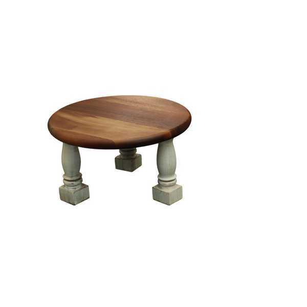 Fa kínáló állvány kerek 30x17cm 3 lábú (M)