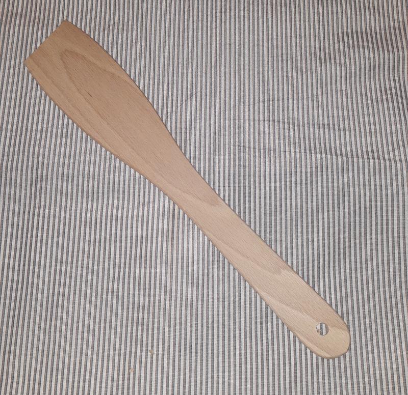 Fa teflon lapát-fakanál, sima, 302013