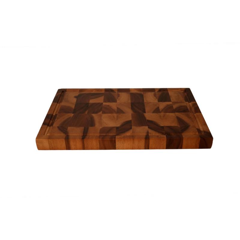 Fa tőkevágó blokk 30.5×45,5×3,5cm (lécsatornás)