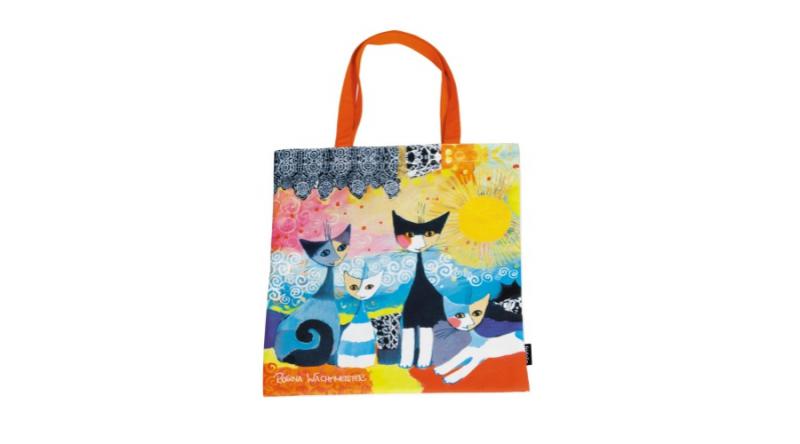 FRI.12721 Textil bevásárlótáska 38x40cm, polyester, Rosina Wachtmeister : Merletto Sole