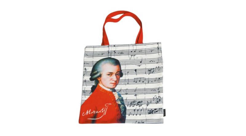 FRI.12725 Textil bevásárlótáska 38x40cm, polyester, Mozart