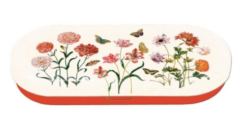 FRI.18606 Szemüvegtok fémdoboz,16x8x6,6cm,Maria Sibylla Merian