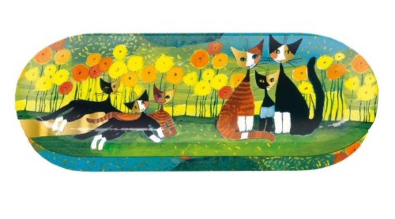 FRI.18717 Szemüvegtok fémdoboz, 16x2,8x5,5cm,Rosina Wachtmeister:All together