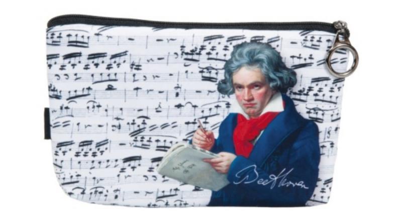 FRI.19071 Kozmetikai táska 19x2,5x13cm, polyester,Beethoven