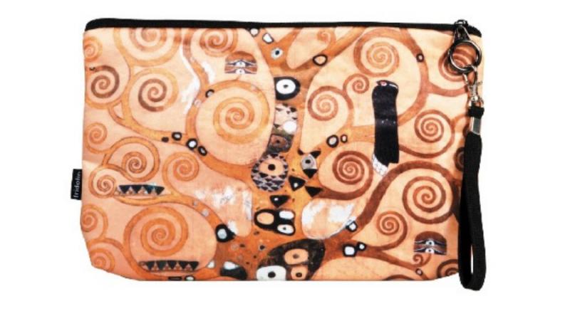 FRI.19382 Kozmetikai táska 25x3x17cm, polyester,Klimt:Életfa