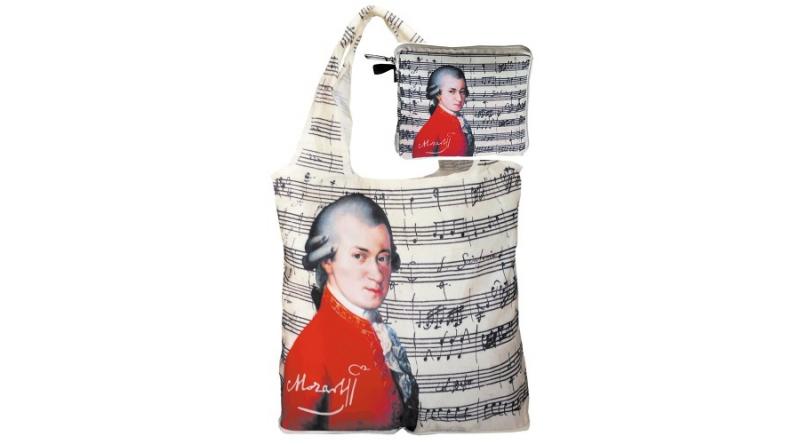 FRI.40544 Táska a táskában,polyester,Mozart,42x48cm,összehajtva:16x13cm