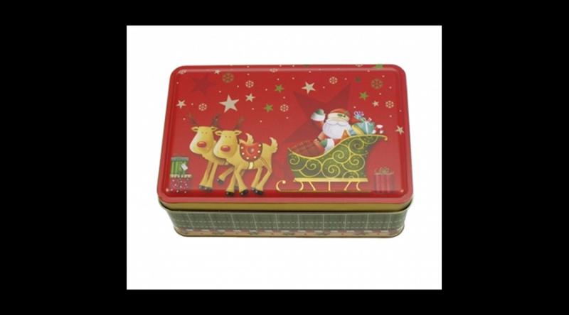 GAW.3323/107 Konyhai fémdoboz, 155x100x57mm, Christmas Magic