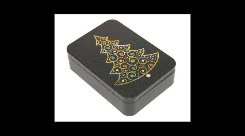 GAW.3500/181 Konyhai fémdoboz 142x101x31mm, Festive Season