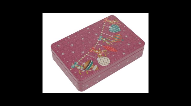 GAW.3503/044 Konyhai fémdoboz 185x125x40mm, Xmas Ornaments
