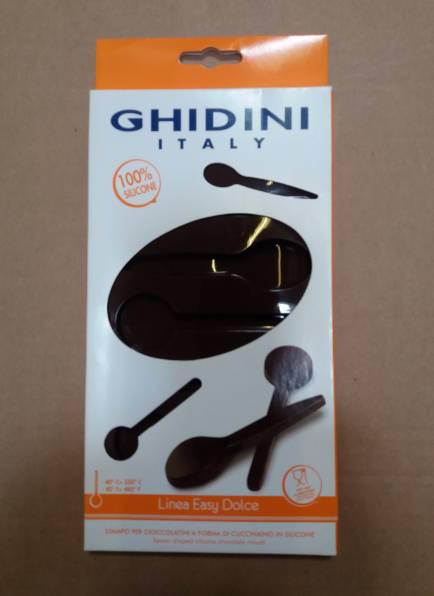 Ghidini Italy szilikonos csokiforma, kanál, 115066kanal