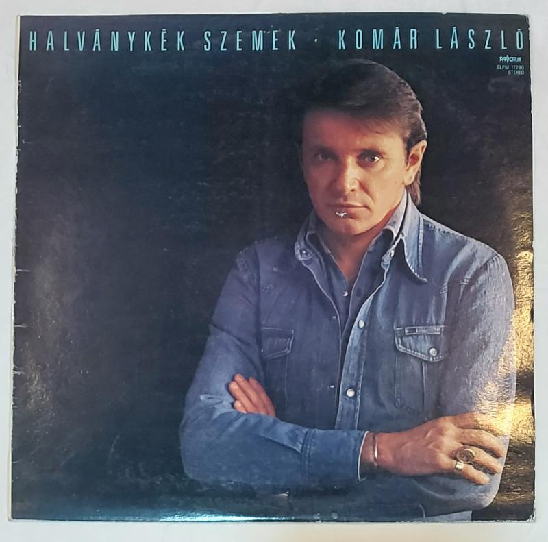 Használt Komár László Halványkék szemek, bakelit lemez, 1983, (bolti átvétel)