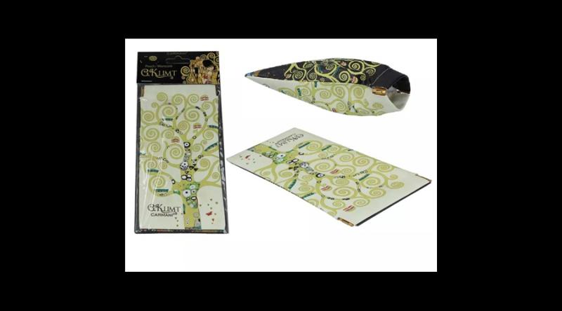 H.C.021-0326 Műanyag szemüvegtasak 9x18cm, Klimt: Életfa