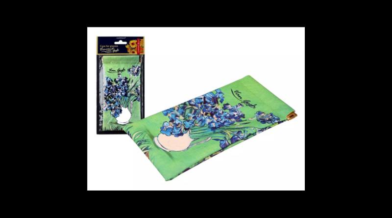 H.C.021-8302 Műanyag szemüvegtasak 9x18cm,Van Gogh: Íriszek