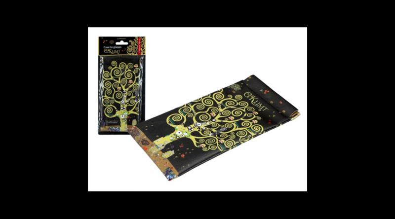 H.C.021-8310 Műanyag szemüvegtasak 9x18cm,Klimt: Életfa