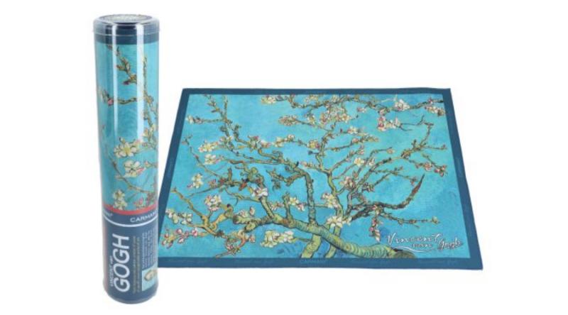 H.C.023-0503 Szövött jellegű tányéralátét 29,5x40cm,polyester,Van Gogh:Mandulavirágzás