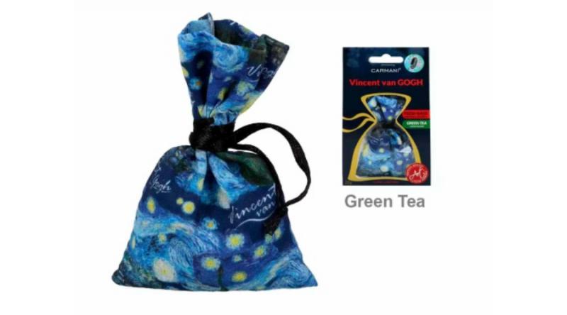 H.C.457-4311 Illatzsák 8cm, Van Gogh:Csillagos éj, Green Tea