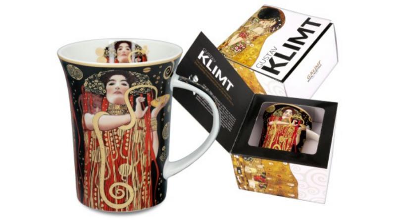 H.C.532-8103 Porcelánbögre Klimt dobozban, 350ml, Klimt:Hygeia