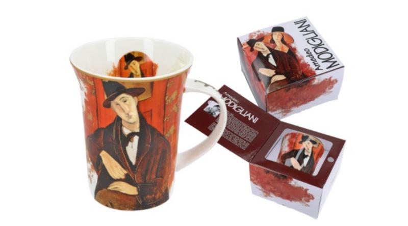 H.C.833-8102 Porcelánbögre 350ml, Amedeo Modigliani:Mario Varvogli