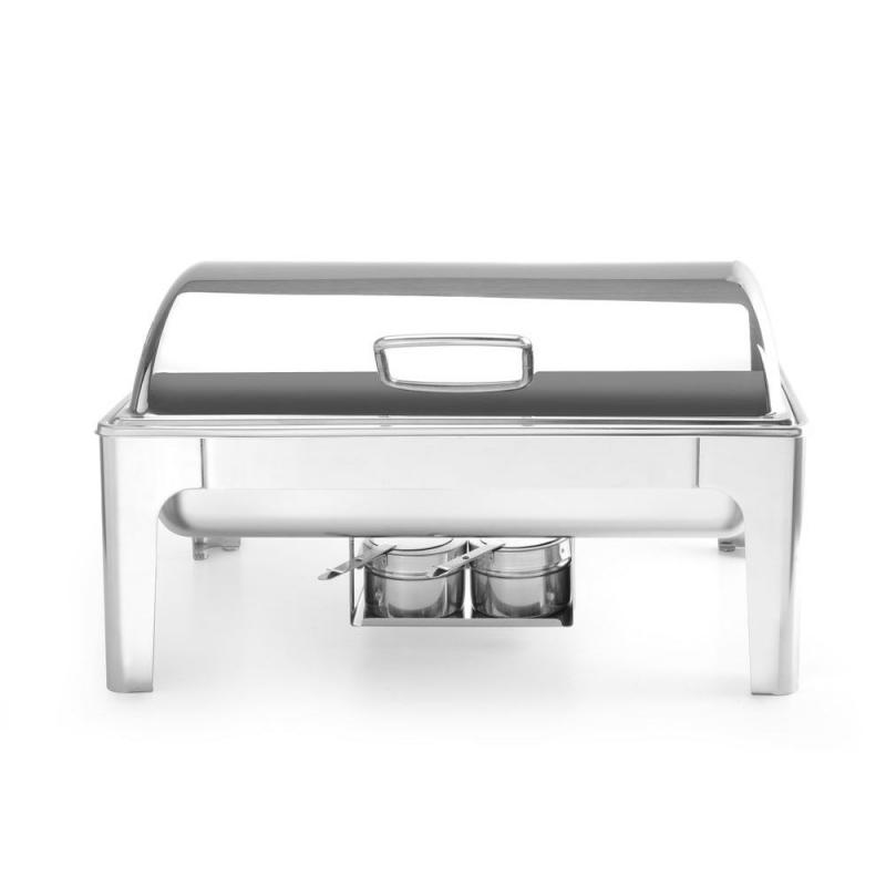 Hendi PROFI LINE 9 liter rm. chafing szögletes GN 1/1 TÜKÖRFÉNY,570x405x(H)320 mm