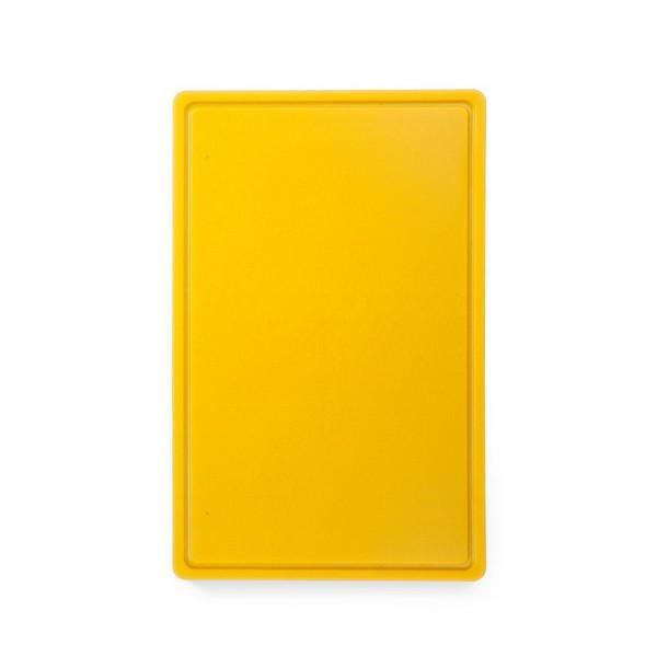 Hendi Vágódeszka HACCP GN 1/1 53×32,5×1,5cm /sárga/
