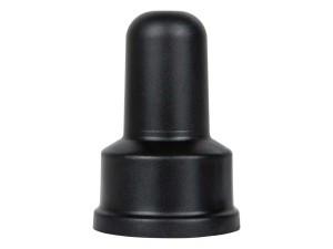 Hosszúkás A anyatakaró kupak hatlapú M18 anyákra 100db Anyasapka, fekete, szürke