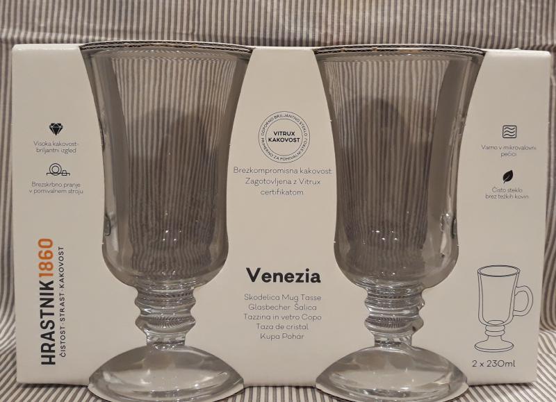 Hrastnik Venezia IRISH COFFEE talpas pohár, 23 cl, 2 db,  423024