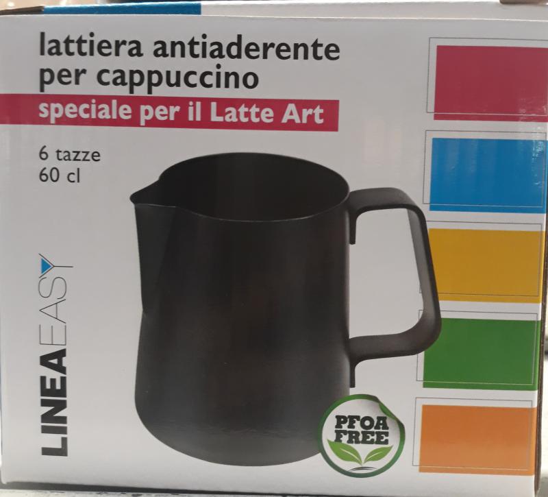 ILSA rozsdamentes-tapadásmentes tejkiöntő, fekete, 60 cl, 126062