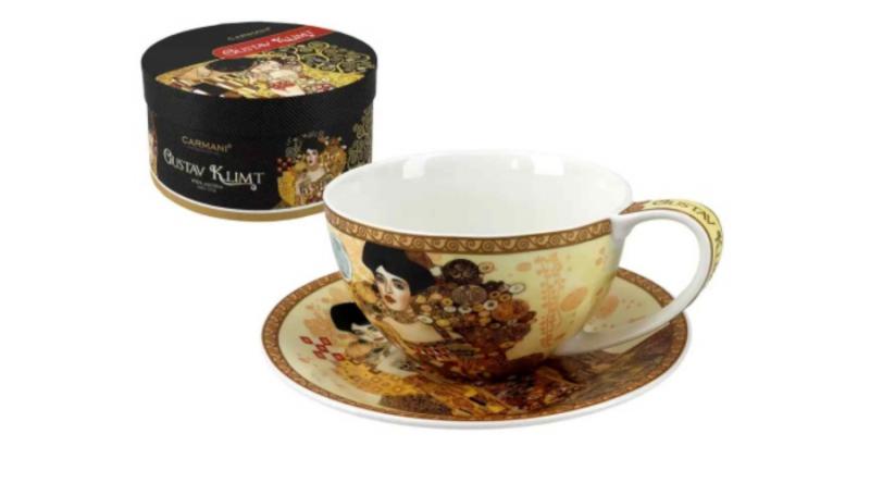 Klimt:Adele Bloch Porceláncsésze+alj 360ml,dobozban, H.C.532-3205