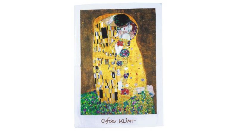 Konyharuha 45x65cm, Klimt:The Kiss, FRIDOLIN 12911 Pamut