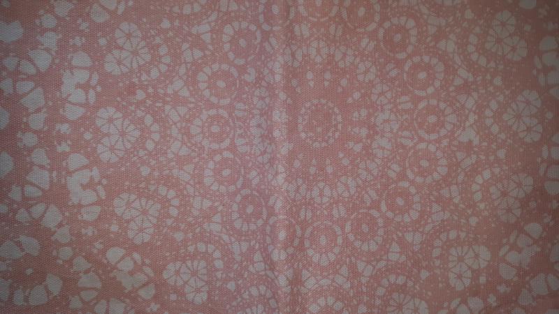 Konyharuha, pamut, rózsaszín-fehér virágos, 50x70 cm, 1 db, P028