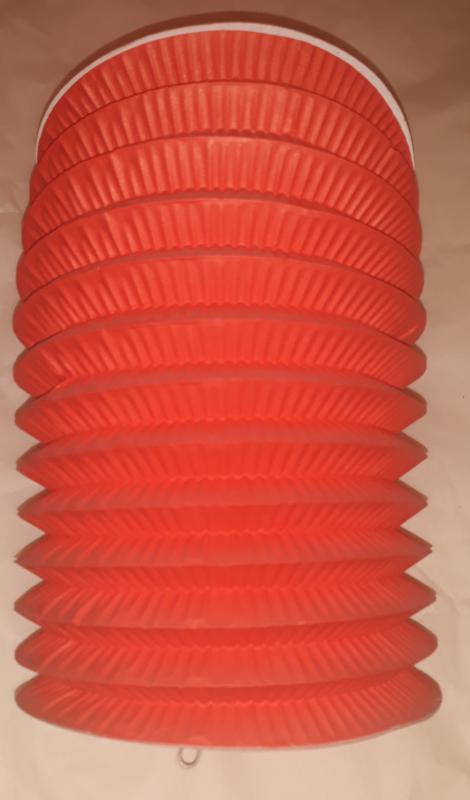 Lampion, narancssárga, oszlopos, 14,5 cm, 1 db
