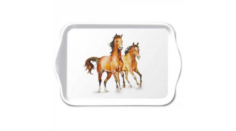Lovas tálca, AMB.13718445 Wild horses műanyag kistálca 13x21cm
