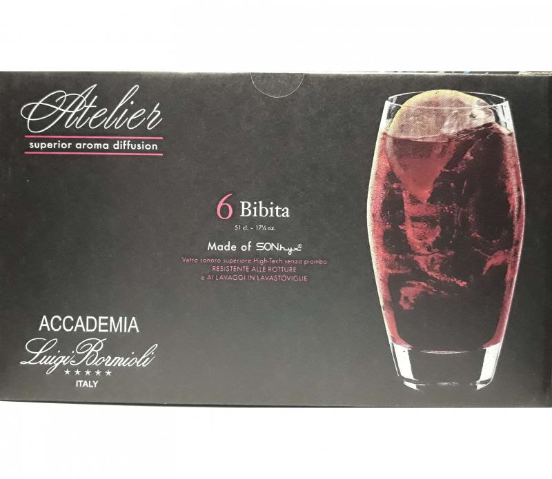 Luigi Bormioli Atelier Bibita üdítős pohár, 51 cl, 6 db, 198171