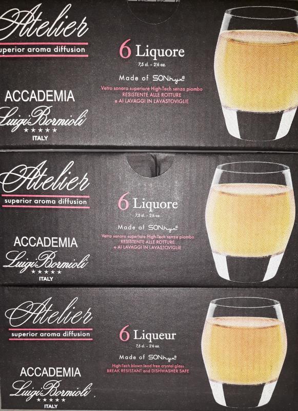 Luigi Bormioli Atelier likőrös pohár, 7,5 cl, 6 db, 198255