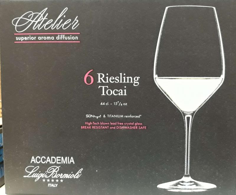 Luigi Bormioli Atelier Riesling Tocai talpas boros kehely, 44 cl, 6 db, 198087