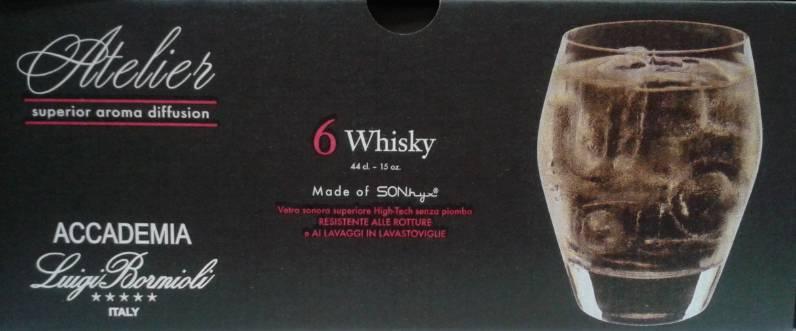 Luigi Bormioli ATELIER Whisky pohár, 44 cl, 6 db, DOF, 198170