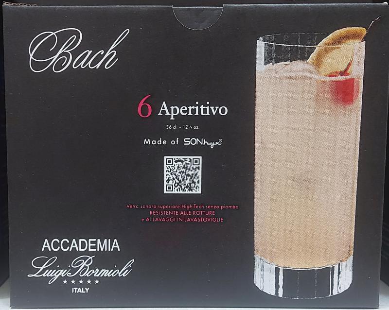 Luigi Bormioli Bach Aperitivo üdítős pohár,36cl, 6db