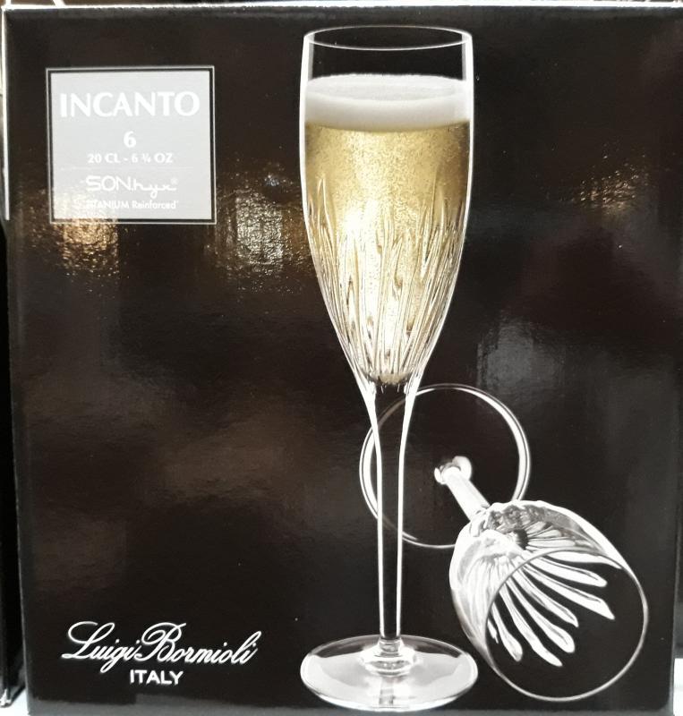 Luigi Bormioli INCANTO pezsgős pohár, 20 cl, 6 db, 198218