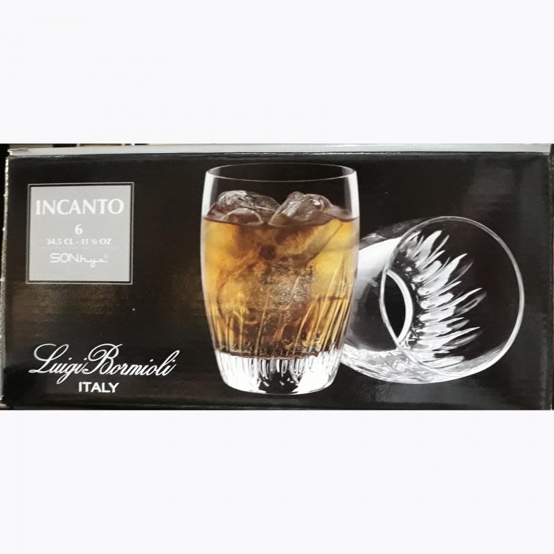 Luigi Bormioli INCANTO whiskys pohár, 34,5 cl, 6 db, 198217