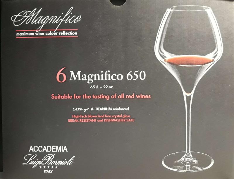Luigi Bormioli Magnifico 650 boros pohár, 65 cl, 6 db, 198158