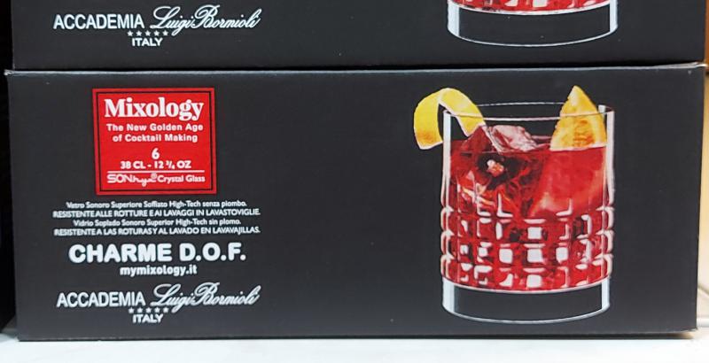Luigi Bormioli Mixology Charme DOF whiskys pohár 38 cl, 6db