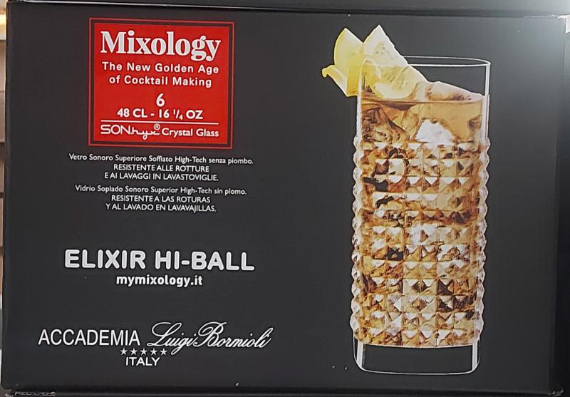 Luigi Bormioli Mixology Elixir üdítős pohár, 48cl, 6db