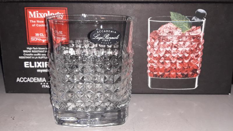 Luigi Bormioli Mixology Elixir whiskys pohár készlet, 38 cl, 6 db, 198899