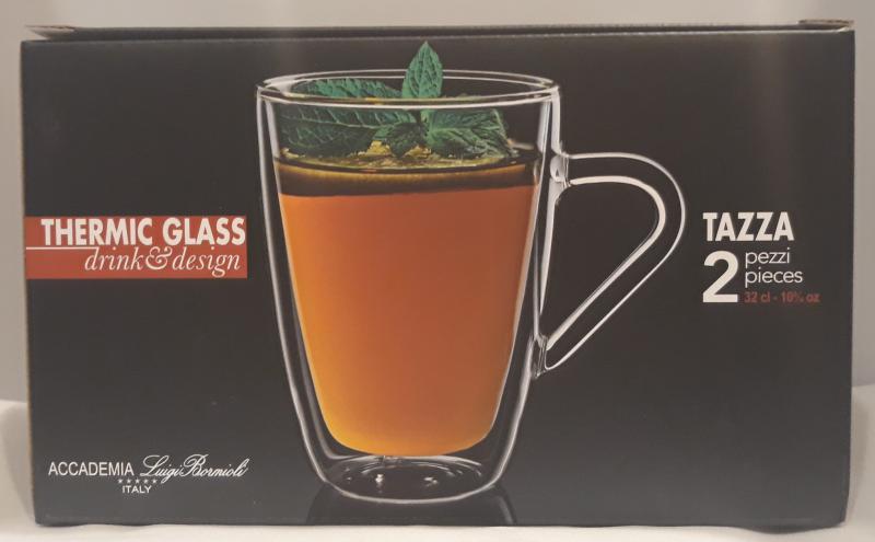 LUIGI BORMIOLI, THERMIC GLASS bögre, TAZZA, 2 db, 32 cl, 198172