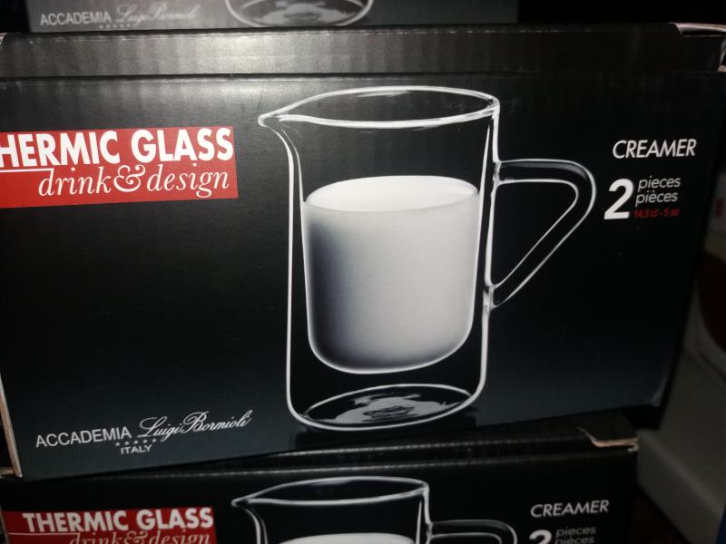 Luigi Bormioli Thermic Glass Creamer, tejkiöntő, 2 db, 14,5 cl, 198233