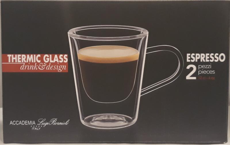 Luigi Bormioli Thermic Glass Duos Espresso, duplafalú, 2 db, 12 cl, 198011