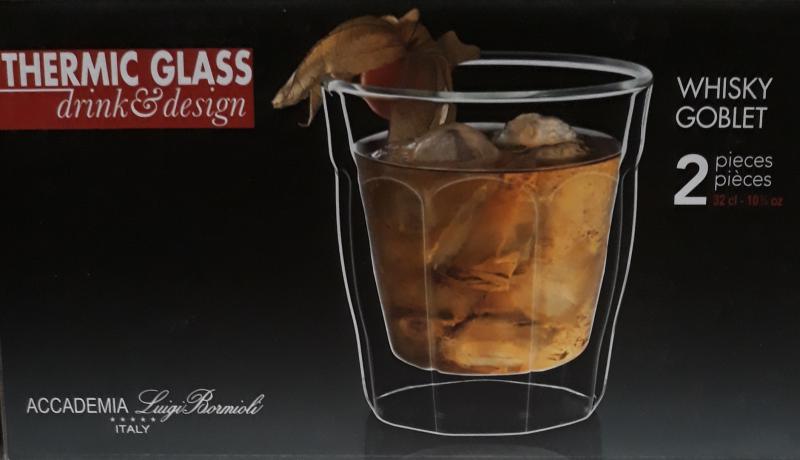 Luigi Bormioli Thermic Glass Whisky pohár, 32 cl, 2 db, 198021